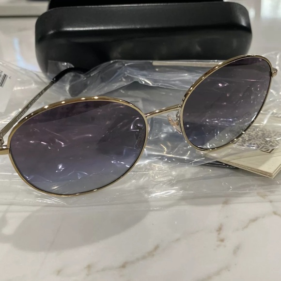 COACH Lia Round Sunglasses Grey Gradient - Picture 2 of 4